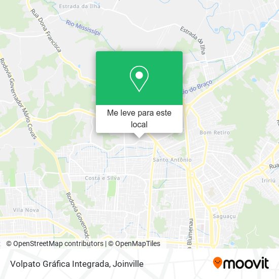 Volpato Gráfica Integrada mapa