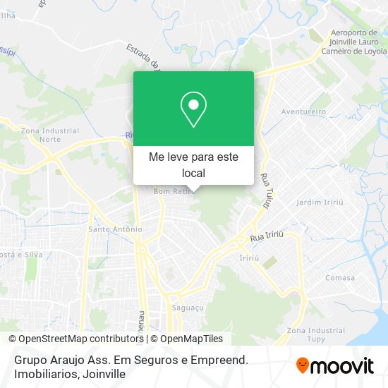 Grupo Araujo Ass. Em Seguros e Empreend. Imobiliarios mapa