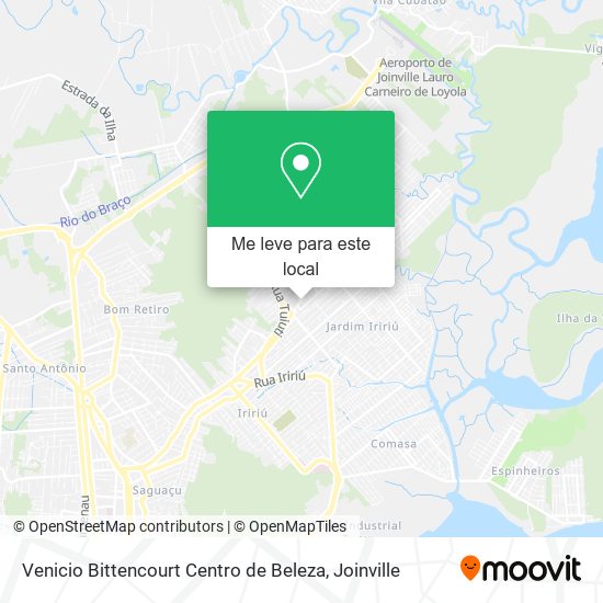 Venicio Bittencourt Centro de Beleza mapa