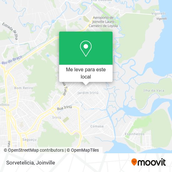 Sorvetelicia mapa