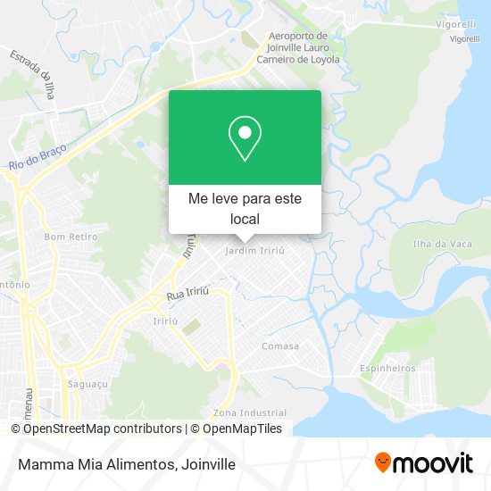 Mamma Mia Alimentos mapa