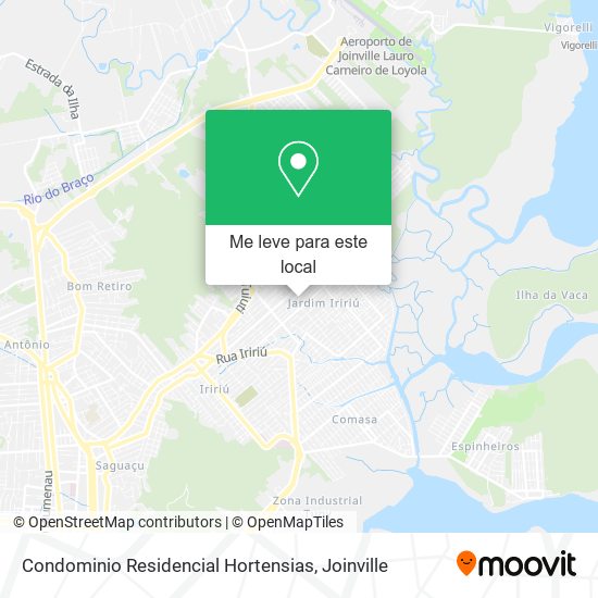 Condominio Residencial Hortensias mapa