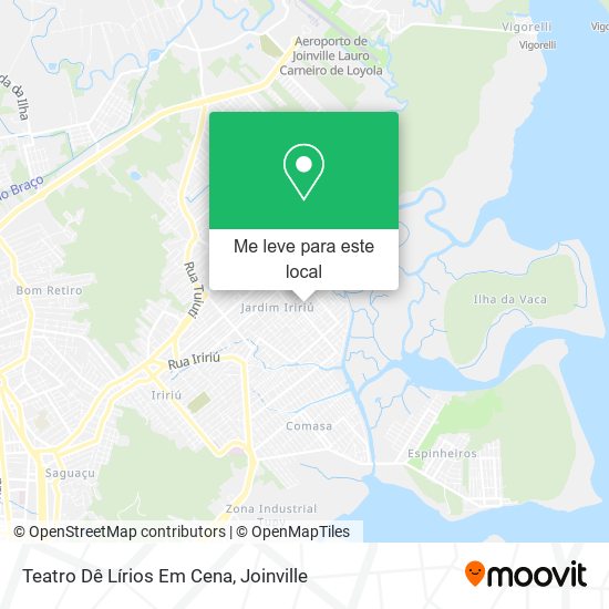 Teatro Dê Lírios Em Cena mapa