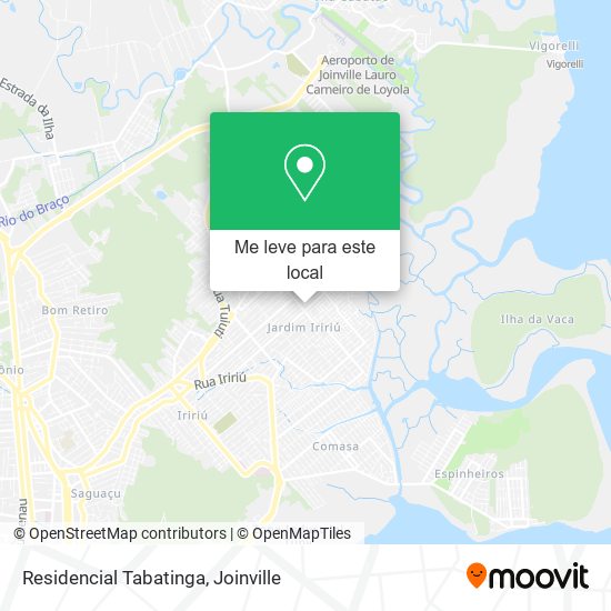 Residencial Tabatinga mapa