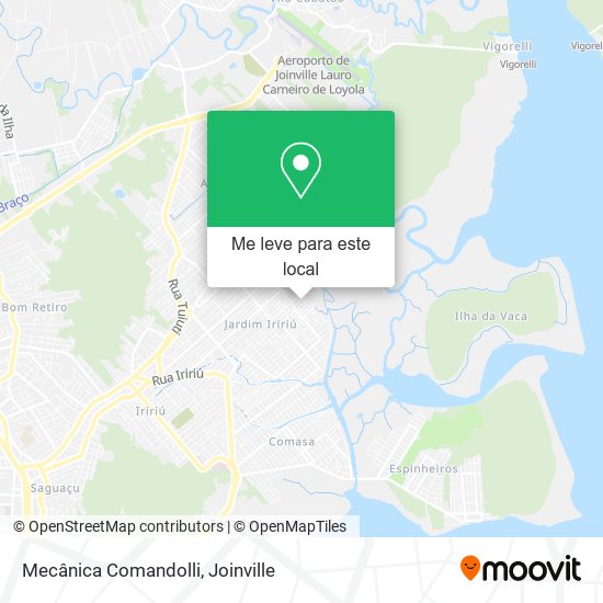 Mecânica Comandolli mapa