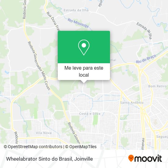 Wheelabrator Sinto do Brasil mapa