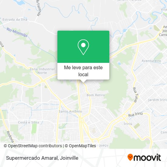 Supermercado Amaral mapa