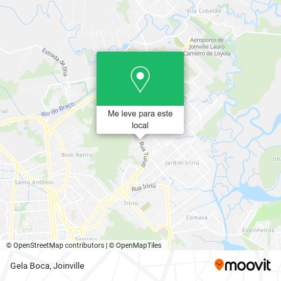 Gela Boca mapa