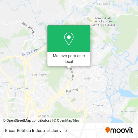 Encar Retifica Industrial mapa