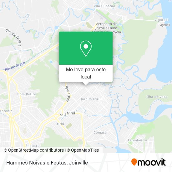 Hammes Noivas e Festas mapa