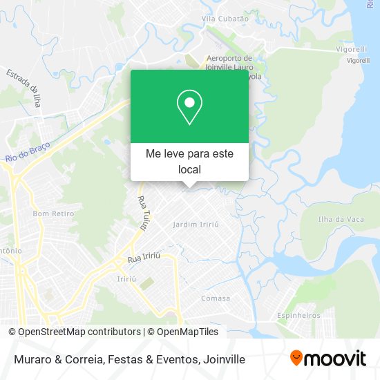 Muraro & Correia, Festas & Eventos mapa