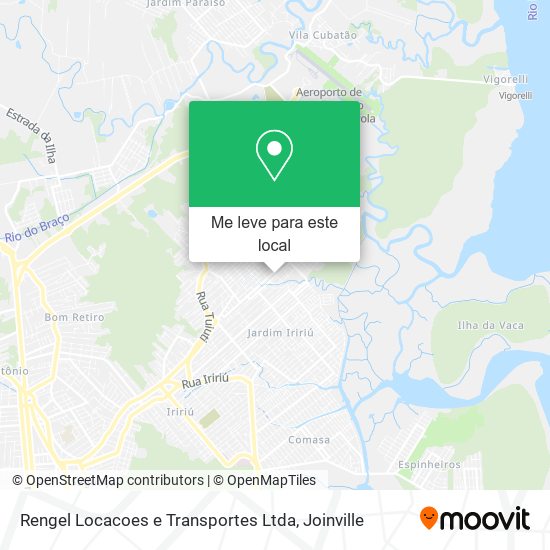 Rengel Locacoes e Transportes Ltda mapa