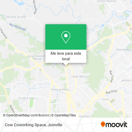 Cow Coworking Space mapa