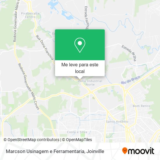 Marcson Usinagem e Ferramentaria mapa