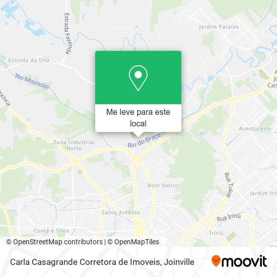 Carla Casagrande Corretora de Imoveis mapa