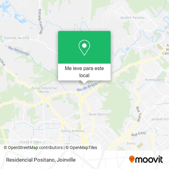 Residencial Positano mapa