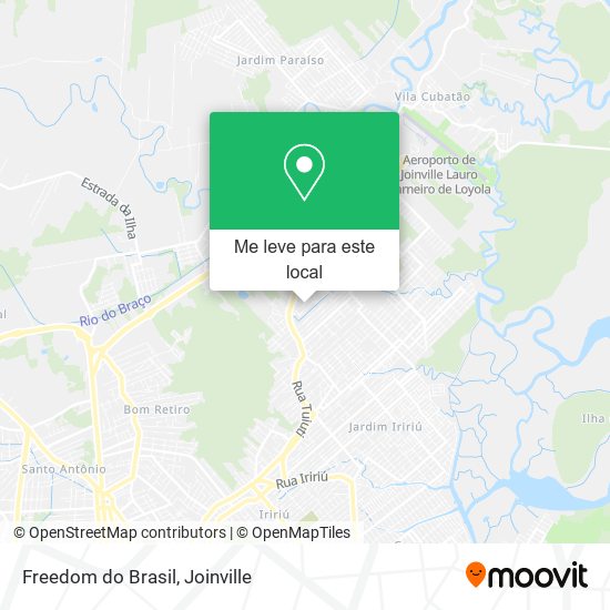 Freedom do Brasil mapa
