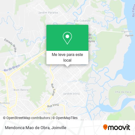 Mendonca Mao de Obra mapa