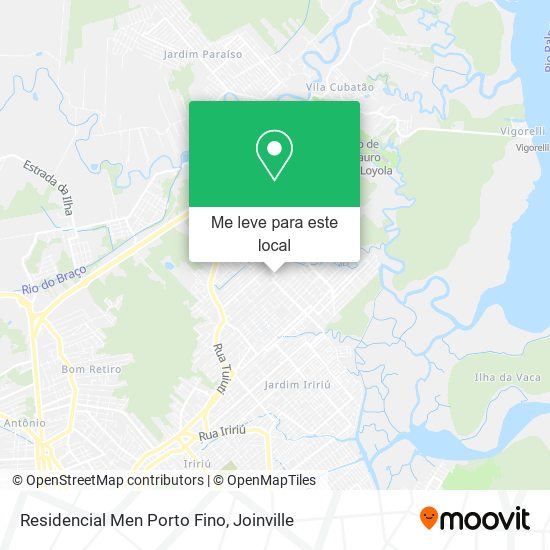 Residencial Men Porto Fino mapa