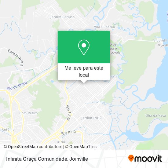 Infinita Graça Comunidade mapa