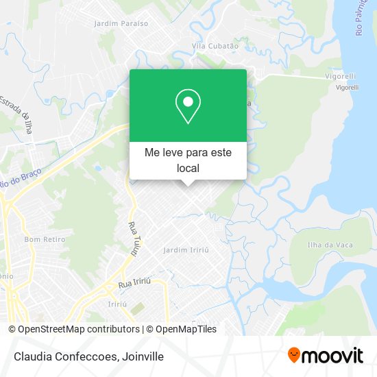 Claudia Confeccoes mapa