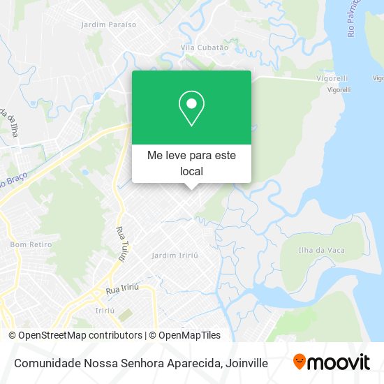 Comunidade Nossa Senhora Aparecida mapa