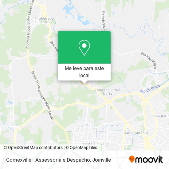 Comexville - Assessoria e Despacho mapa