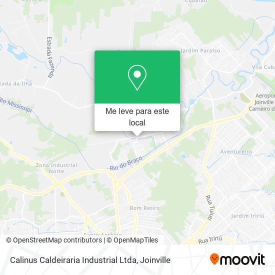 Calinus Caldeiraria Industrial Ltda mapa