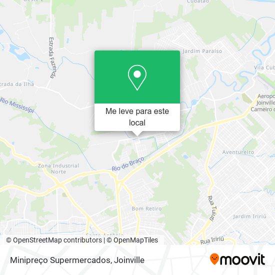 Minipreço Supermercados mapa