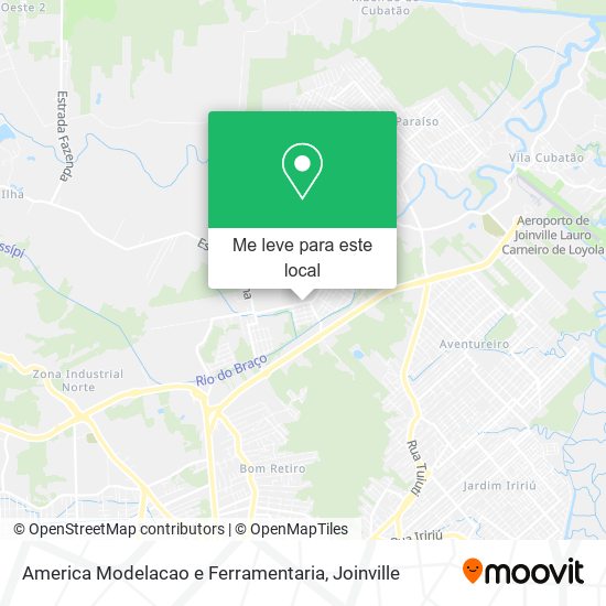 America Modelacao e Ferramentaria mapa