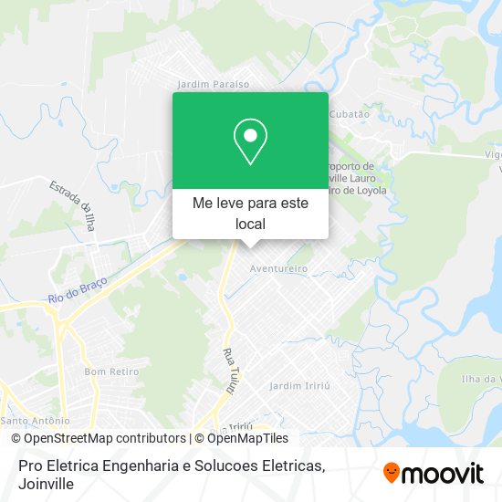 Pro Eletrica Engenharia e Solucoes Eletricas mapa