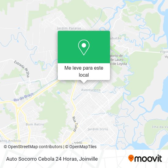 Auto Socorro Cebola 24 Horas mapa