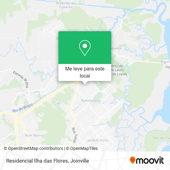 Residencial Ilha das Flores mapa