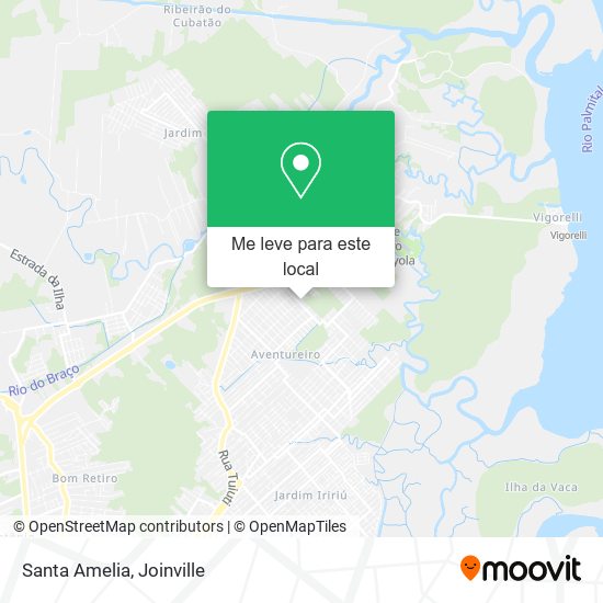 Santa Amelia mapa