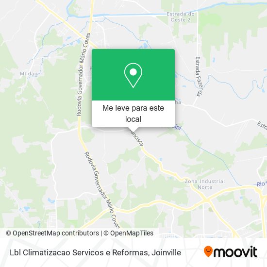 Lbl Climatizacao Servicos e Reformas mapa