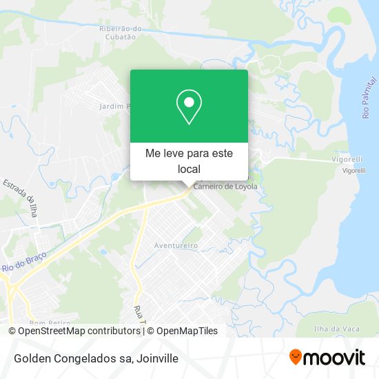 Golden Congelados sa mapa