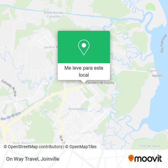 On Way Travel mapa