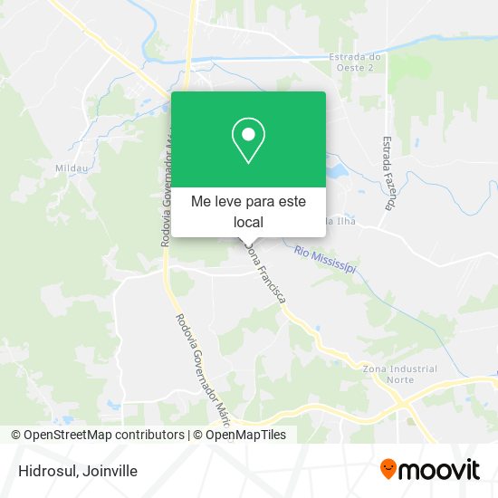 Hidrosul mapa
