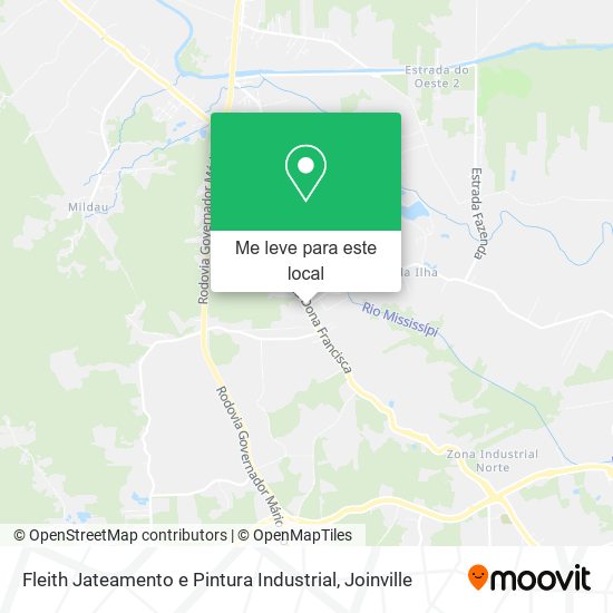 Fleith Jateamento e Pintura Industrial mapa