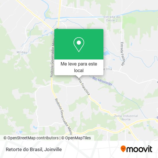 Retorte do Brasil mapa