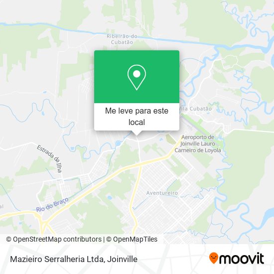 Mazieiro Serralheria Ltda mapa