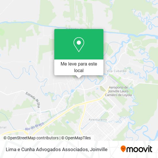 Lima e Cunha Advogados Associados mapa
