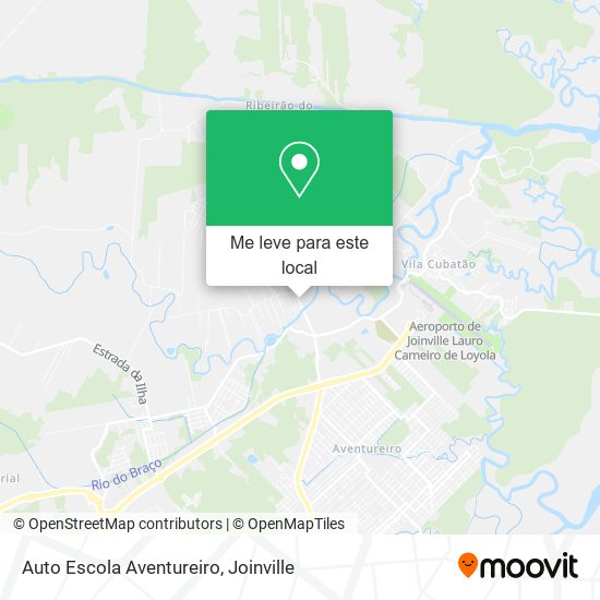 Auto Escola Aventureiro mapa