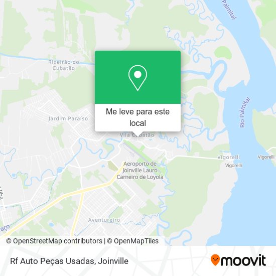 Rf Auto Peças Usadas mapa