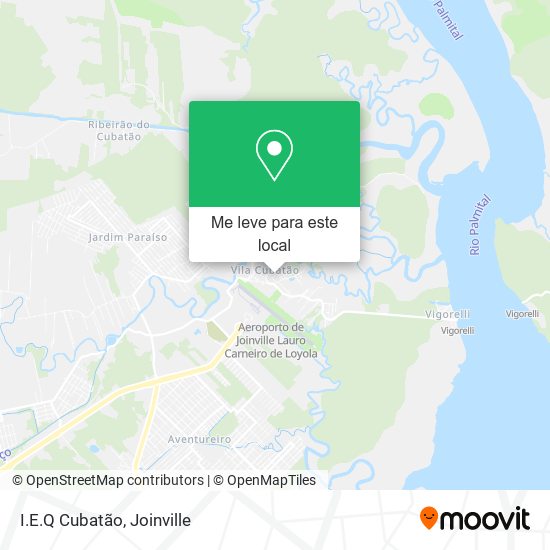 I.E.Q Cubatão mapa