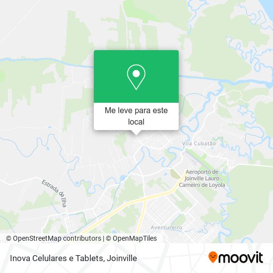 Inova Celulares e Tablets mapa