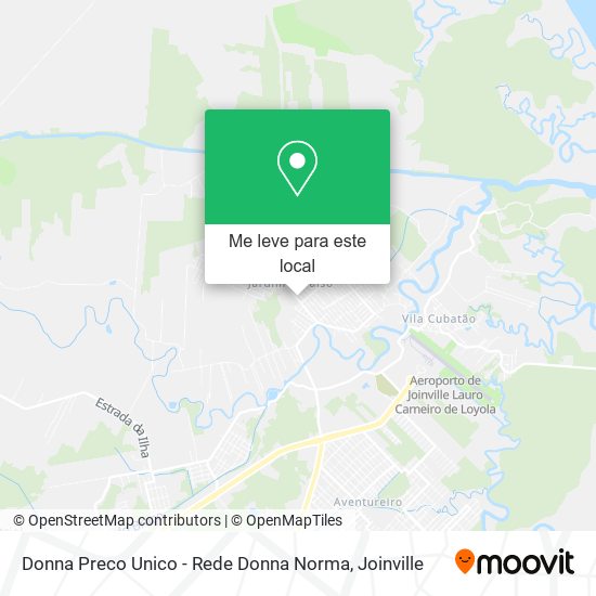 Donna Preco Unico - Rede Donna Norma mapa