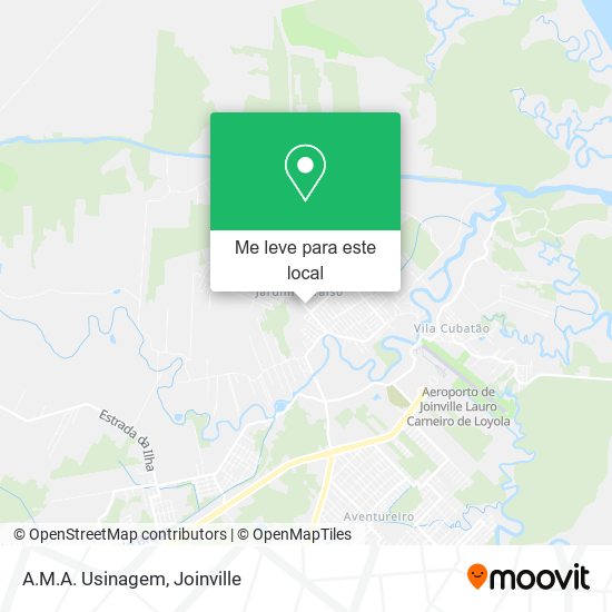 A.M.A. Usinagem mapa