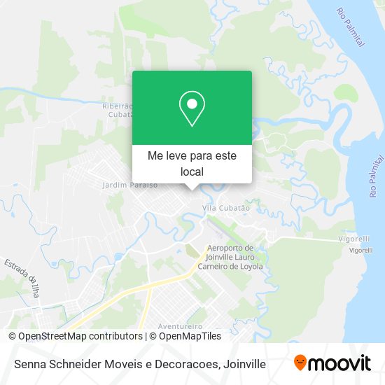 Senna Schneider Moveis e Decoracoes mapa