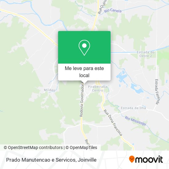 Prado Manutencao e Servicos mapa